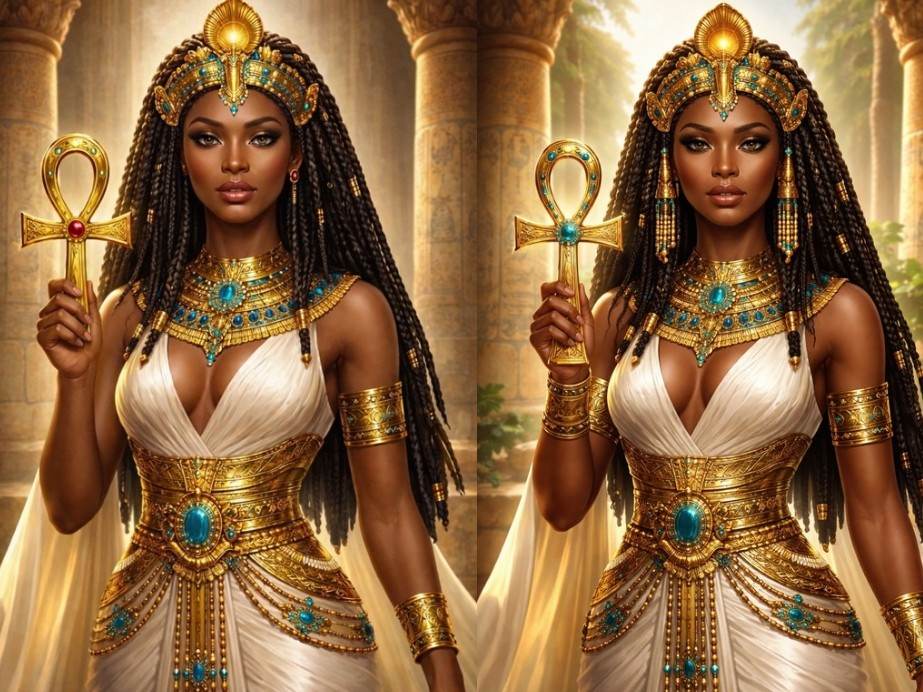 Femme kamite d'Égypte