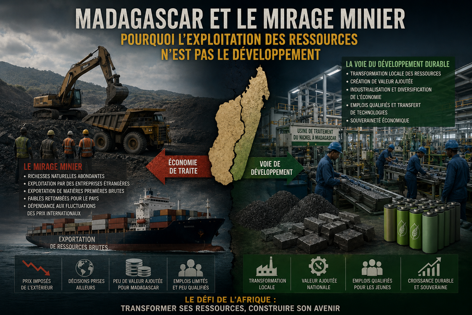Madagascar et le mirage minier : pourquoi l'exploitation des ressources n'est pas le développement